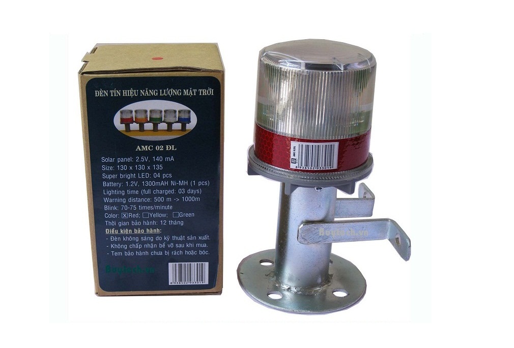 Đèn báo không năng lượng mặt trời AMC02D